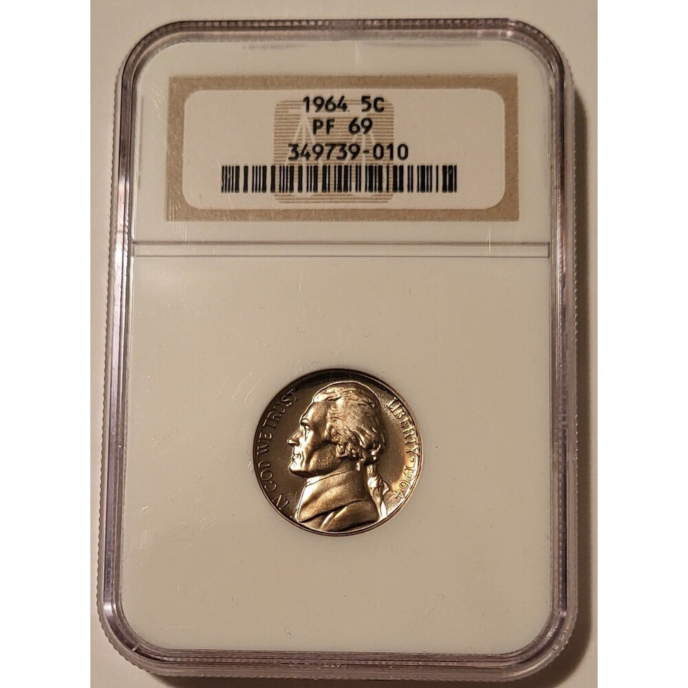 1964 Jefferson Nickel Proof PF69 NGC